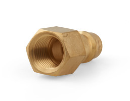 MIOL Штуцер швидкоз’ємний з внутрішньою різьбою 1/4", латунь Miol 81-290