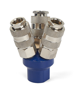 MIOL Соединение быстросъемное тройник, 1/4" Miol 81-261 - Картинка 1