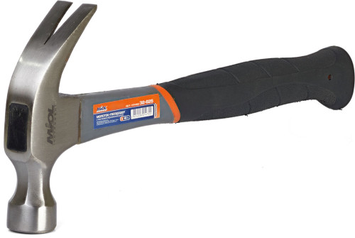 MIOL Молоток-гвоздодер с фиберглассовая рукояткой 450 г MIOL 32-625 - Картинка 1