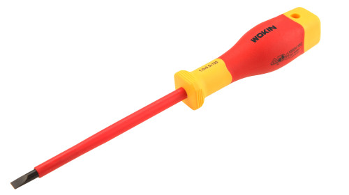 WOKIN Отвертка диэлектрическая шлицевая 0.5×3.0×100 мм Wokin W-561530 - Картинка 1