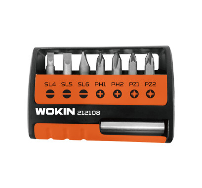 WOKIN Набір біт 1/4" ( 8 од ) Wokin W-212108 - Картинка 1