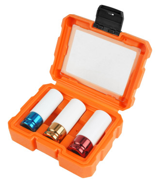 WOKIN Набор ударных головок с защитным кожухом 1/2" ( 3 шт ) Wokin  W-233003 - Картинка 1