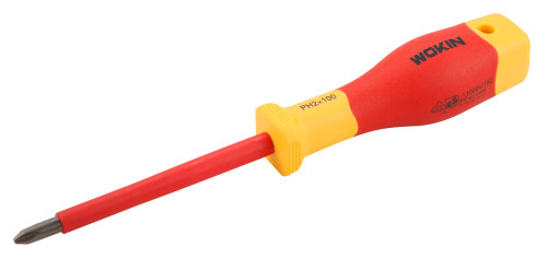 WOKIN Отвертка крестовая диэлектрическая PH2×100 мм Wokin W-561602 - Картинка 1