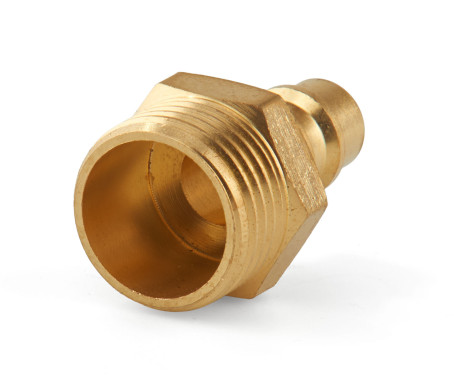 MIOL Штуцер швидкоз’ємний із зовнішньою різьбою 1/2", латунь Miol 81-284 - Картинка 1